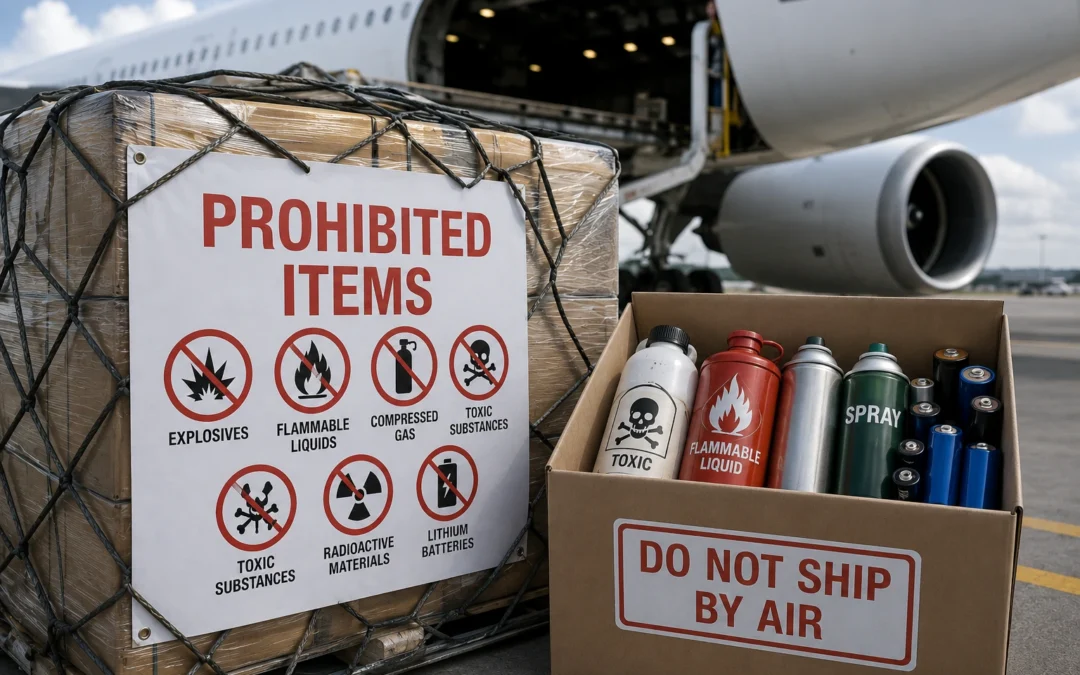 A Guide to Air Freight Prohibited Items